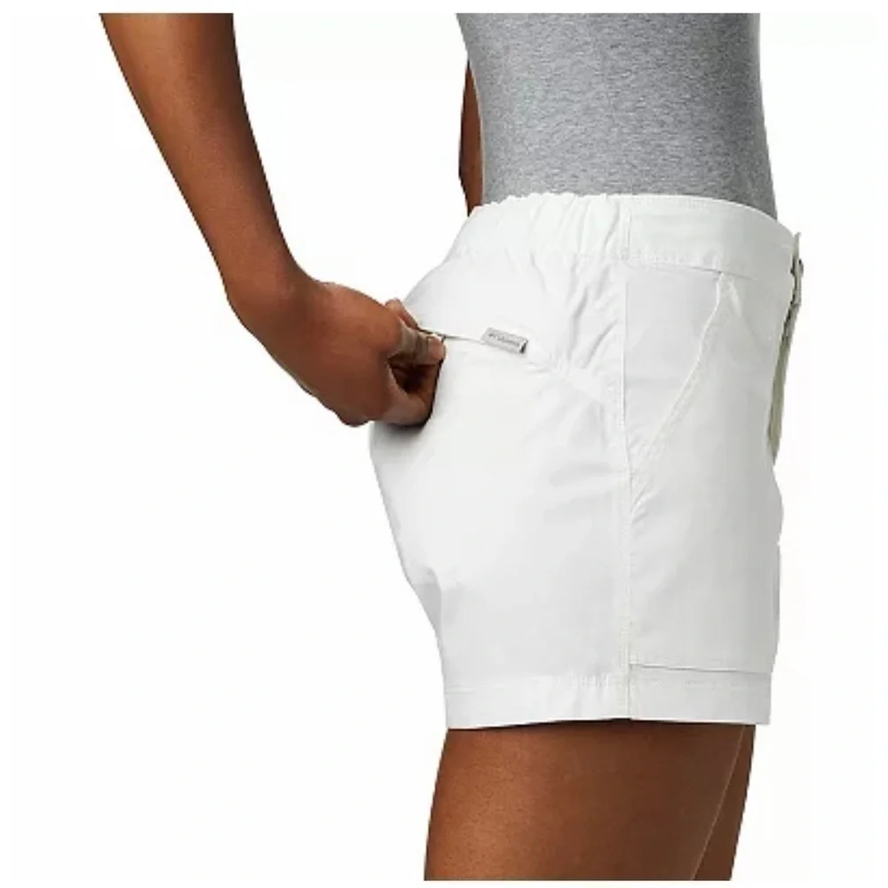 NWT Columbia Longer Days White 6” Shorts Size 10